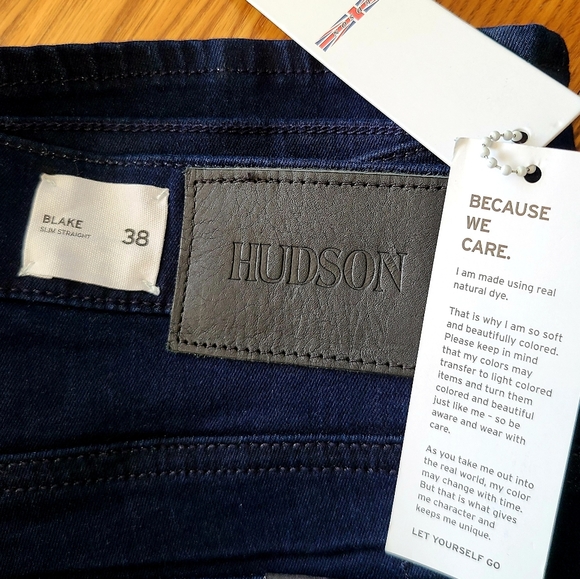 ๐50% OFF๐๐NWTโผ๏ธ Hudson brand "Blake" Slim Straight Jeans - Picture 4 of 11